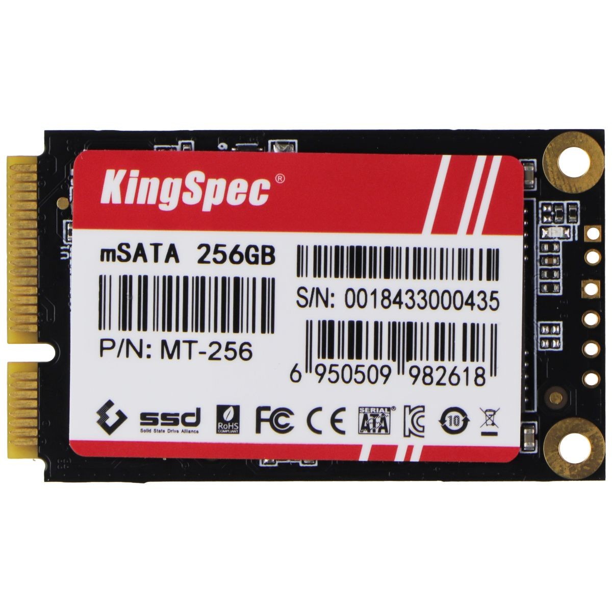 KingSpec 内蔵型 MLC 256GB mSATA MINI PCIe キャッシュ/Dram 搭載