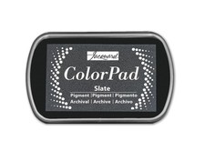 Jacquard ColorPad - Ink Pads - Slate - Archival - Acid Free Non-Toxic Stamp Pads
