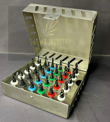 UNIVERSAL 30 PCs  Vet TWISTED DRILLS KIT WITH STOPPER 5mm & Box