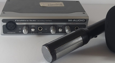 M-Audio FireWire Solo Desktop Audio Interface XLR S/PDIF 48V Home Recording