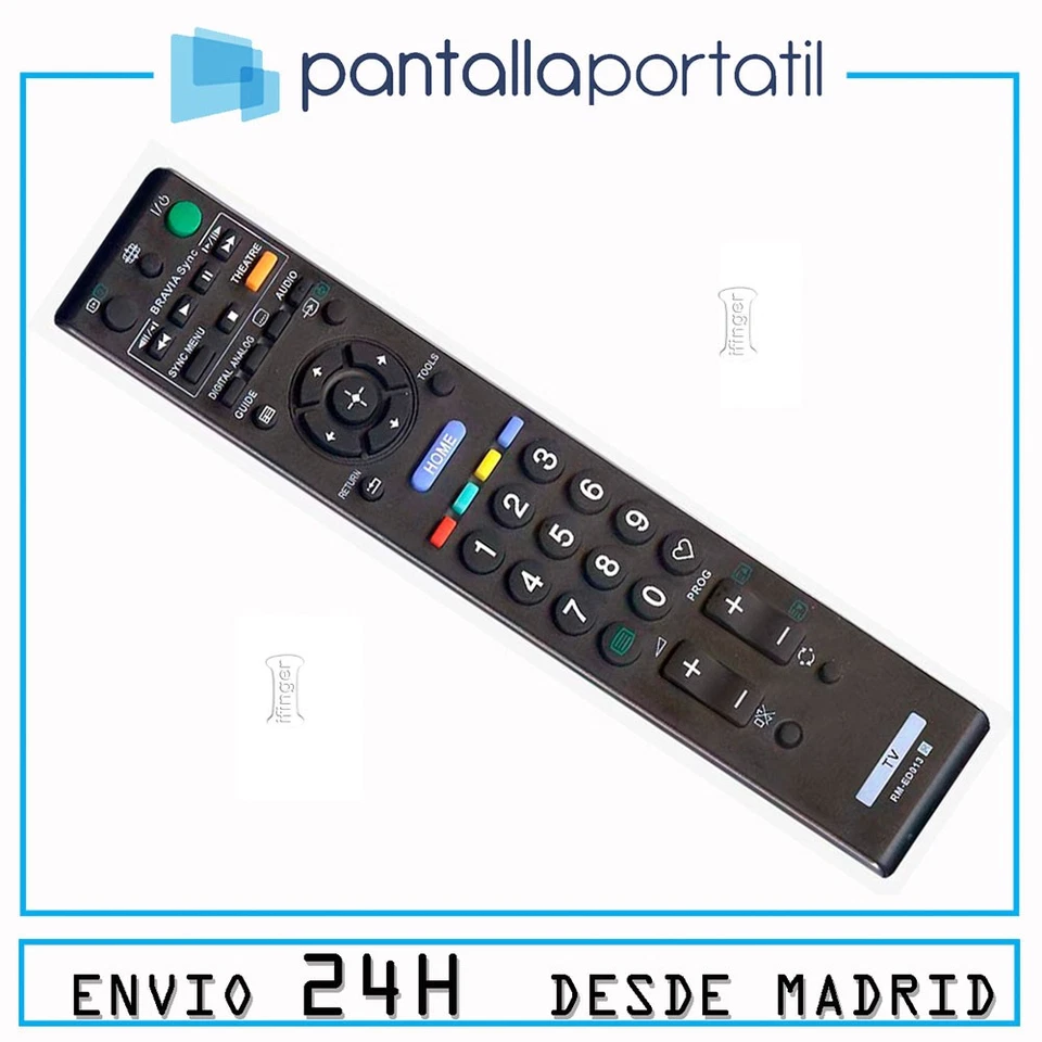 IFINGER RM-ED011 RMED011 RM EDO11 MANDO A DISTANCIA COMPATIBLE TV SONY REMOTE CONTROL
