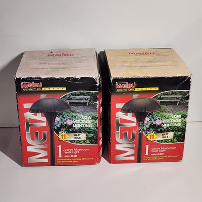 #ad #ad MALIBU 11W Low Voltage Garden Landscape Path Verde MUSHROOM Light CL33V $119.95