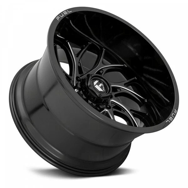 20 FUEL RUNNER GLOSS BLACK MILLED WHEELS RIMS F-150 F150 20X10 D74120008947 Foto 3 de 4