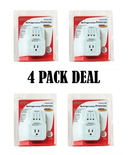 4 pcs Voltage Protector Brownout Surge Refrigerator 1800 Watts Appliance NEW