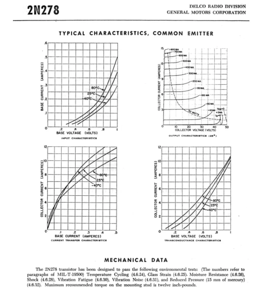 DELCO/GM 2N278 HOUSE Transistor, PNP. House No. 5490810, TO-36, Germanium - Image 4 of 4