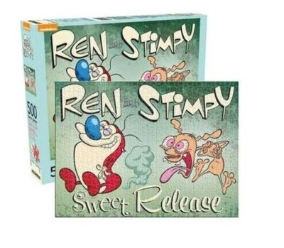 Aquarius Ren & Stimpy Puzzle 500 Piece - Urban Attitude