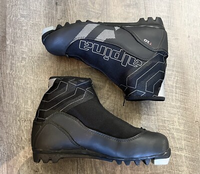 Alpina T10 Cross Country Ski Boots NNN Men's Size 42 US 8 Nordic