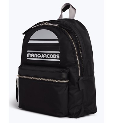 Marc Jacobs Trek Pack Large Logo Backpack Black | eBay display picture 3