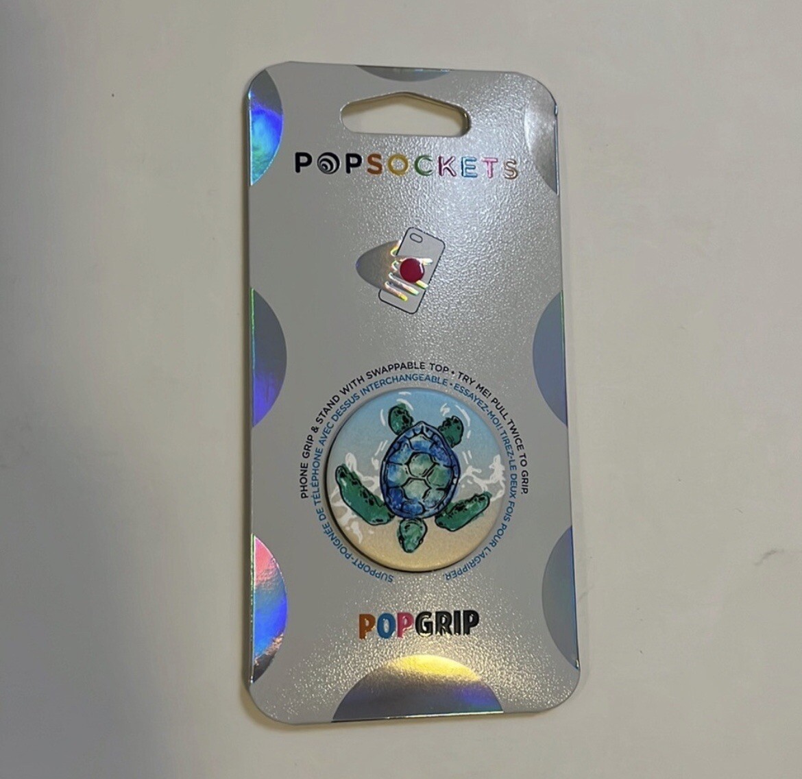 Popsocket Hawaii Sea Turtle Printed Shiny Design-image