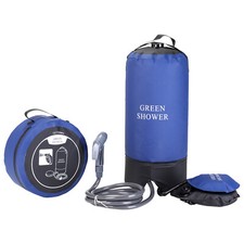 Sac de Douche Camping 12L avec Pompe à Pied Douche Pression Sac à Eau pour Randonnée