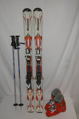 ROSSIGNOL ''PURSUIT'' SKI JUNIOR ALLROUND CARVER 120 CM + SKISCHUHE GR.:35 IM SET