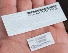 NINTENDO WII RVL-001(USA) REPLACEMENT LABEL STICKER  