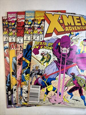 X-Men Adventures (1992) Marvel Comic Lot #2 3 4 5 6 (2&4 Newsstands)