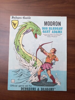 Modron Judges Guild Original Dungeons And Dragons D&D