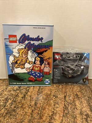 LEGO Wonder Woman 77906 & Speed Champions Lamborghini 30342 DC FANDOM 2020 New