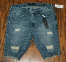 Men's PacSun Dark Indigo Blue Jean Skinniest Shorts NWT Style 0120 Size 30