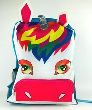 Unicorn Girls Blue Animal Critter Cute Rainbow Kids Toddler Backpack Toy