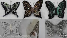 Schmetterling Deko Schmetterlinge Klammer Wand Gardinen Tisch Blumen Dekoration 