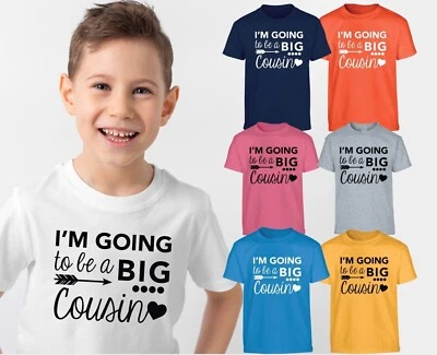 IM Going Big Cousin Gift T Shirt Top Inspired Kids Boys Funny Tee Present Tshirt