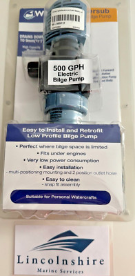 Whale 12 V Supersub 500 GPH nicht automatische flache Bilgenpumpe Teile-Nr: SS5012