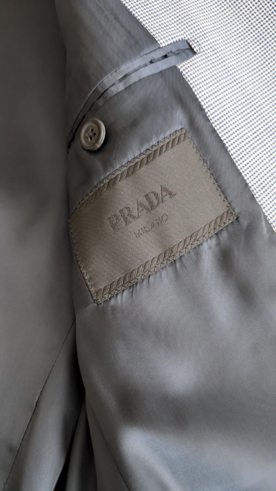 Prada Sport Jacket Blazer 48R - Beautiful houndstooth pattern image 3
