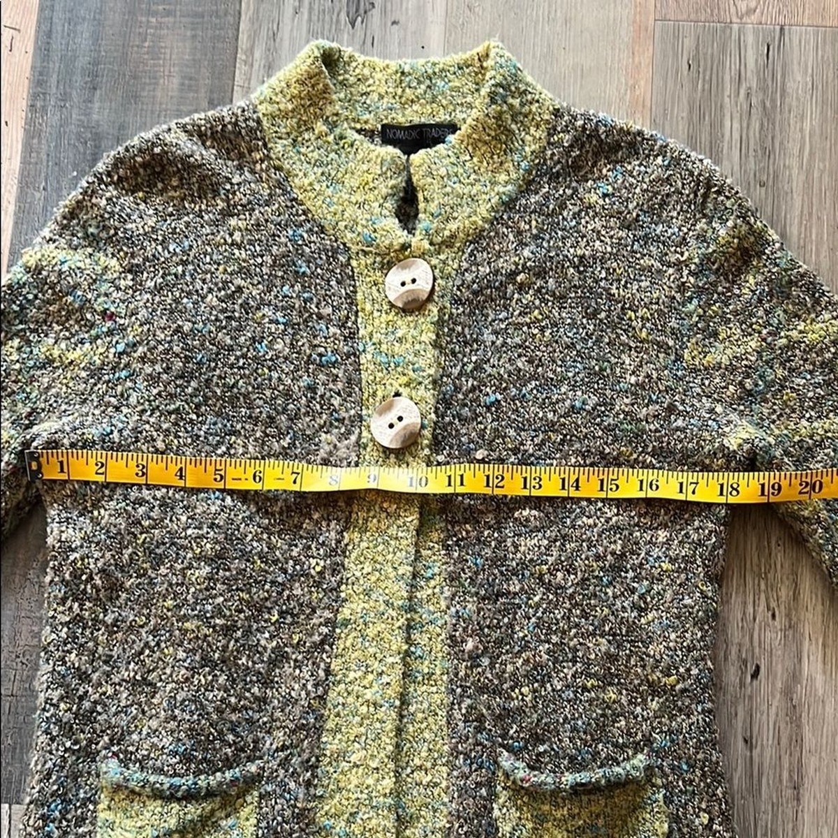 Nomadic Traders Green Boho Women's Sweater Size: Small (S) View 6