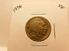 1936 Indian Head Buffalo Nickel