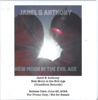 JANEL AND ANTHONY - ''NEW MOON IN THE EVIL AGE'' Cuneiform promo CD! Unique!