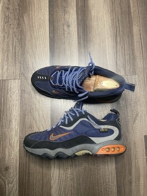Kids Vintage Nike ACG Gore Tex Sport Trail Shoe Blue/Grey/Orange Size 9