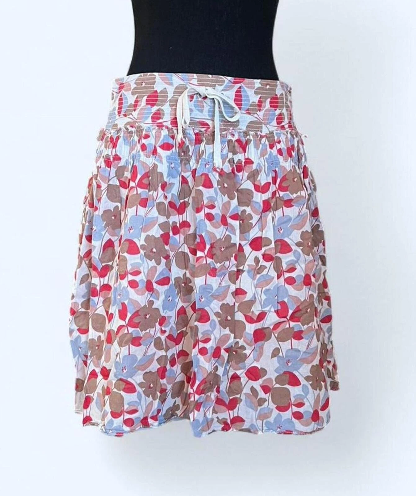 Vintage Y2K American Eagle Floral Cotton Skirt Size 2 💖