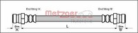 Metzger Bremsschlauch Hinterachse, Innen, Links, Rechts U.A. FüR Alfa Romeo