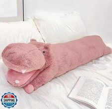 Ryttir 40 Inch 15% Chubbier Large Hippo Stuffed Animal,Soft Weigh