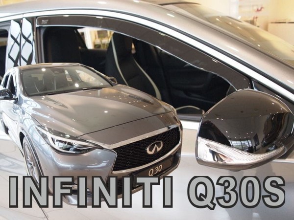 Windabweiser Regenabweiser Heko FüR Infiniti Q30S 2015-2019 5-TüRer 2-Tlg-image