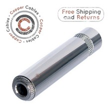 REAN NYS2203P Stereo TRS Jack Socket. Balanced 6.35mm Female Extension