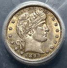 1893-S 25C Barber Quarter ICG MS60 - Uncirculated Details