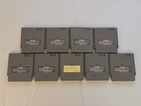 ​Nintendo NES Game Lot of 9 w/ Sleeves - Strider, Bad Dudes, Hydlide & More