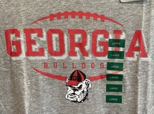 Georgia Bulldogs Unisex Adult NCAA Fan Shirts for sale