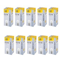 10 GlüHlampen Blinkleuchte 24 V 21 W P21W Glasklar Hella FüR U.A. MAN TGA