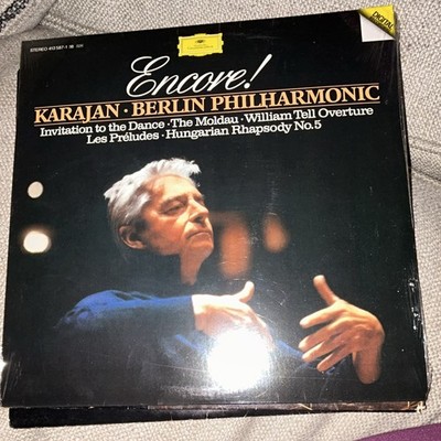 Deutsche Grammophon Encore! Karajan Berlin Philharmonic LP 413 587-1