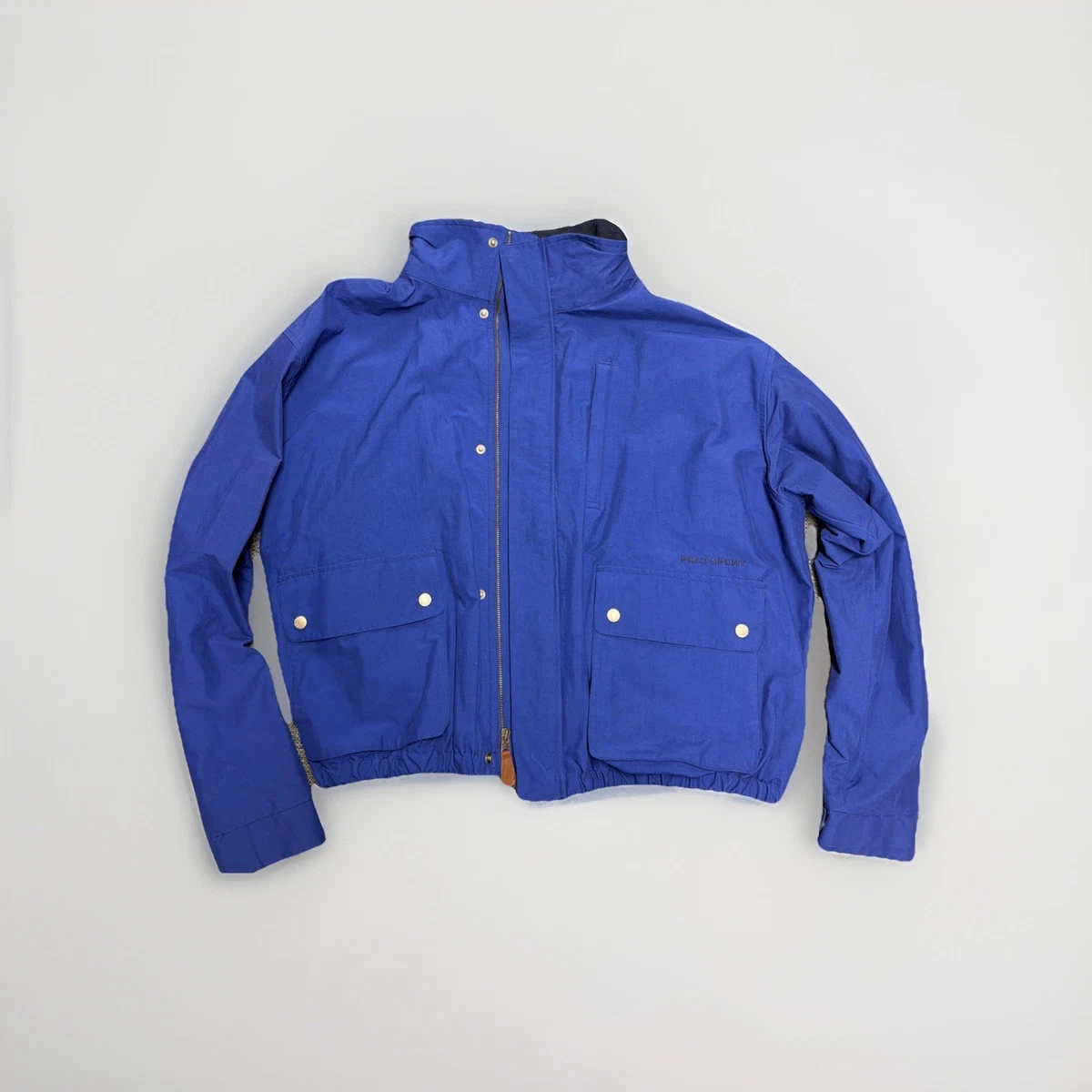 Polo Sport Blue Windbreaker Coats, Jackets & Vests for Men for