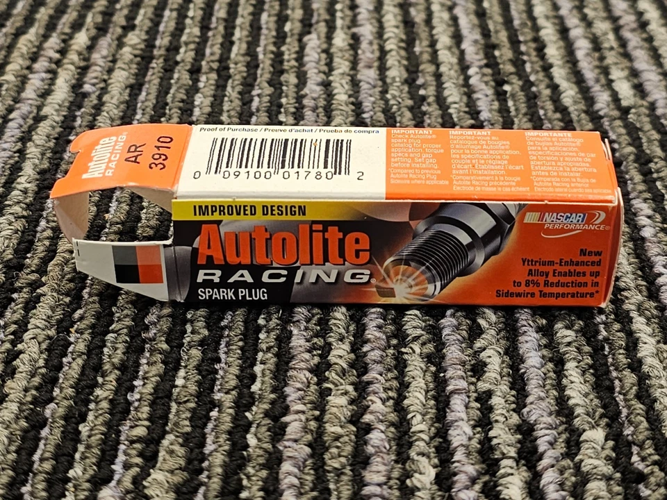 (QTY 3) Autolite AR3910 Racing Spark Plug Fits 2000-2001 Honda RVT1000R RC51 Foto 2 de 4