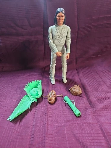 Vintage Marx Johnny West Geronimo Action Figure With Accessories