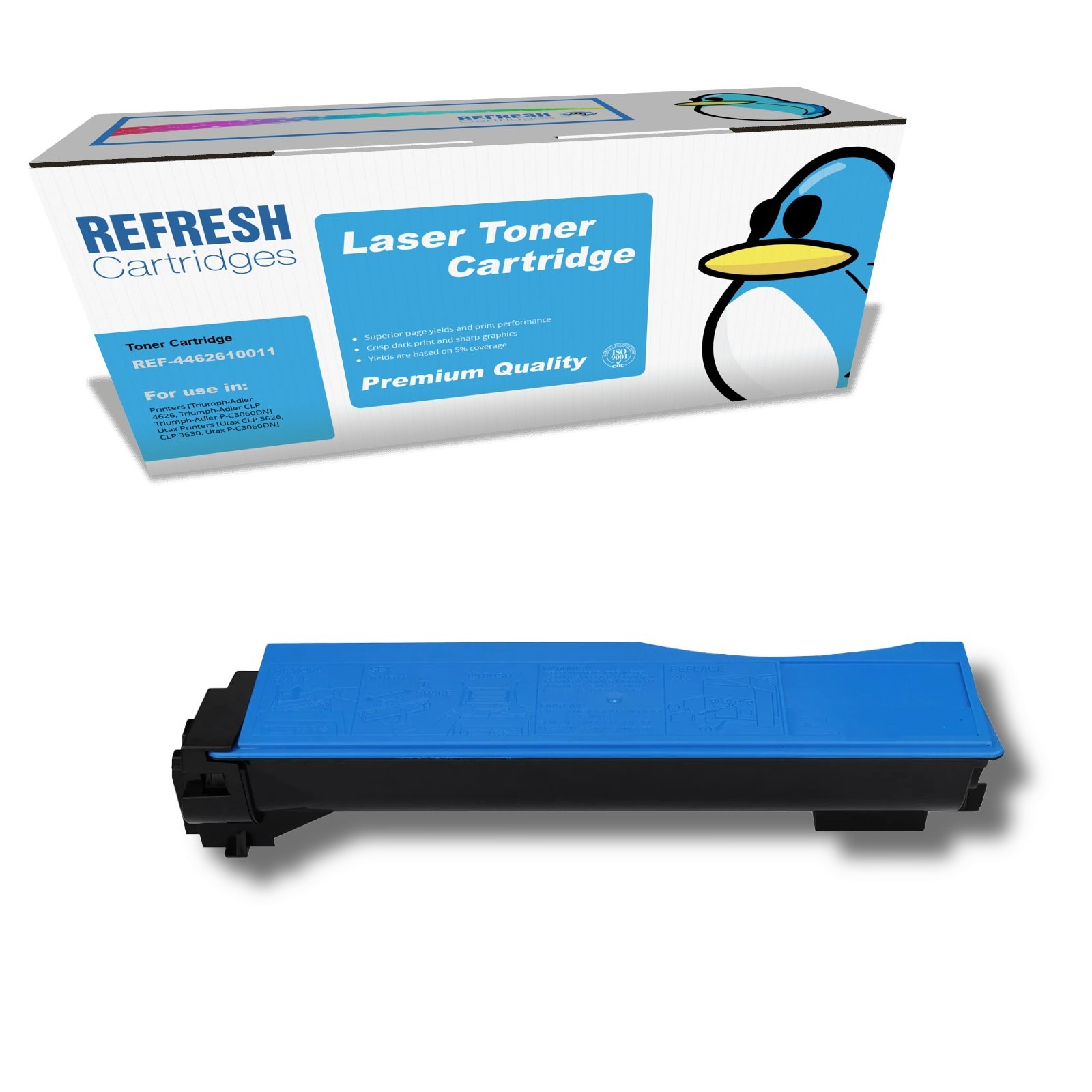 Refresh Cartridges Cyan 4462610011 Toner Compatible With Utax Printers
