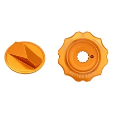 Better Bolts Fork Caps, Fox Grip2/GripX2/GripX 34, Orange