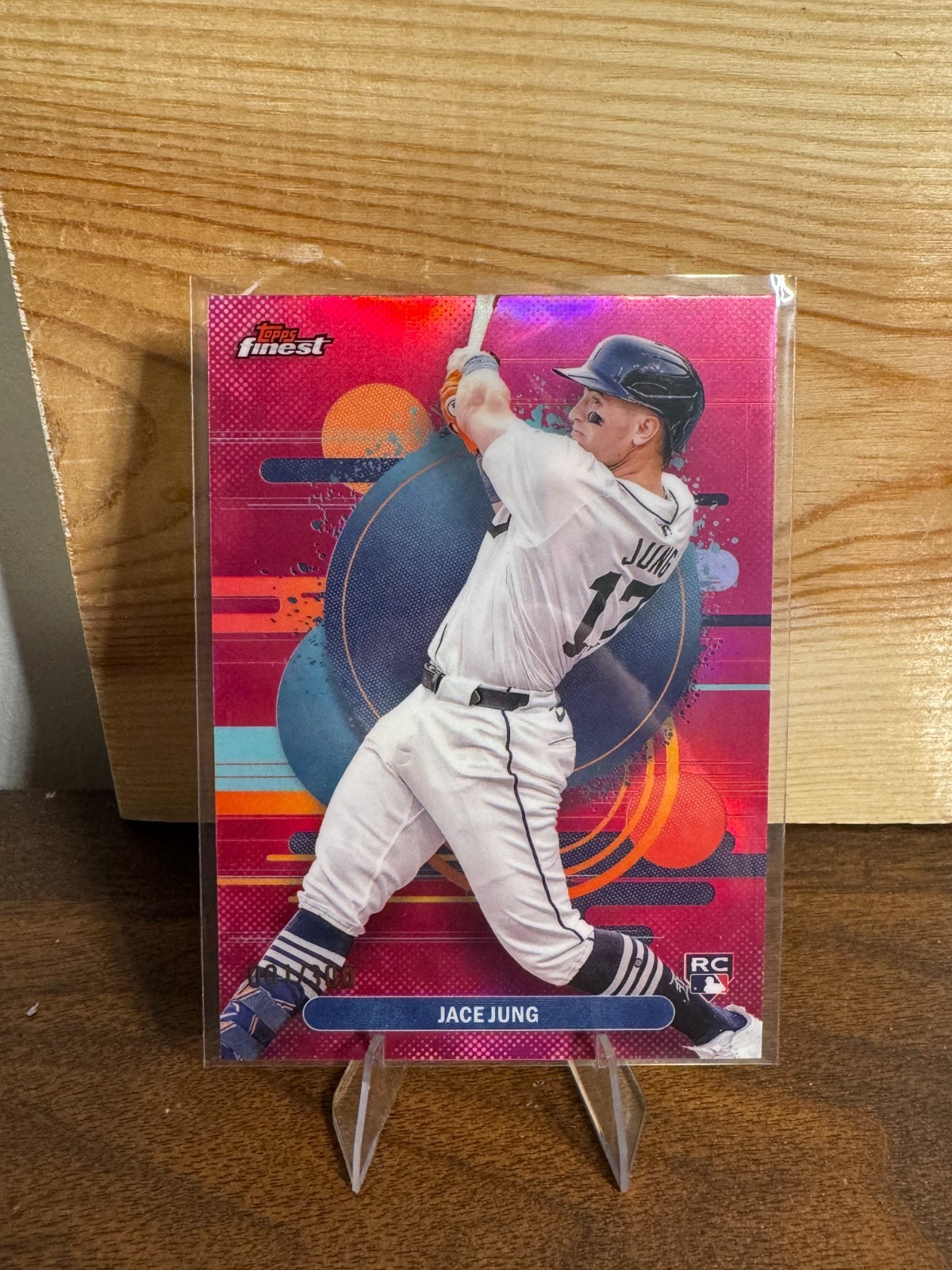 2025 Finest Jace Jung Uncommon RC Magenta Refractor Rookie #1/300 Tigers