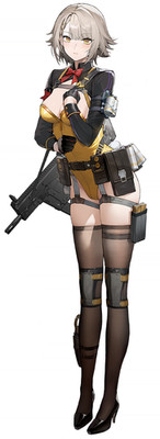 Vector Girls Frontline 2 Anime Waifu Sticker 6'' Car Decal Weatherproof