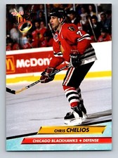 1992-93 Ultra  #34 Chris Chelios Chicago Blackhawks