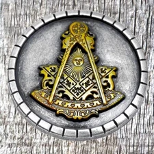Masonic Past Master Concho Freemason Past Master Conchos CON702-B