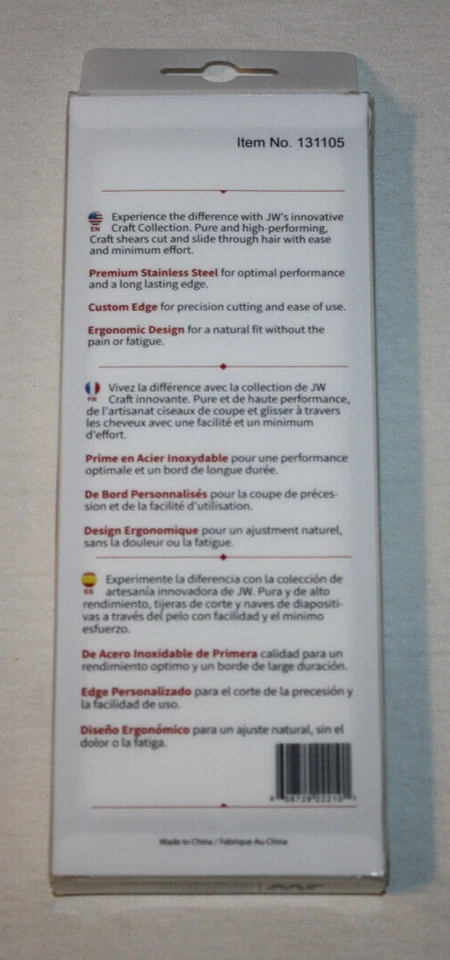 Craft Professional by JW 131105 5.5" 140 MM Shear/Scissors Black NEW - Image 2 of 4