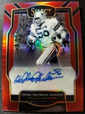 2018 PANINI SELECT THOMAS “HOLLYWOOD”  HENDERSON MAROON SP 75/75 PRIZM AUTO